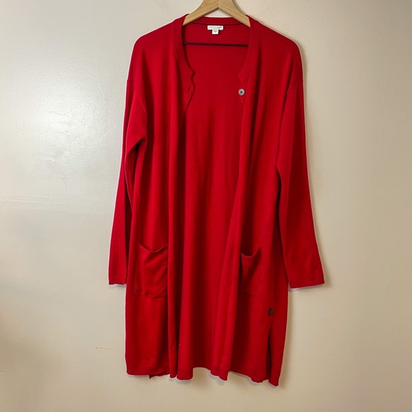 J. Jill Sweaters - J. Jill long button up cardigan